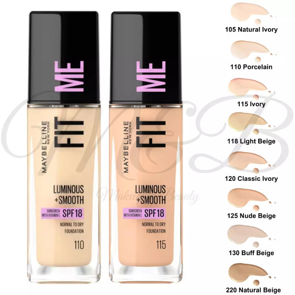 Maybelline Fit Me Foundation SPF 18 All Skin Types Pakistan
