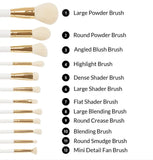 BH Cosmetics "There’s Snowbody Like You" 12 Piece Brush Set.New