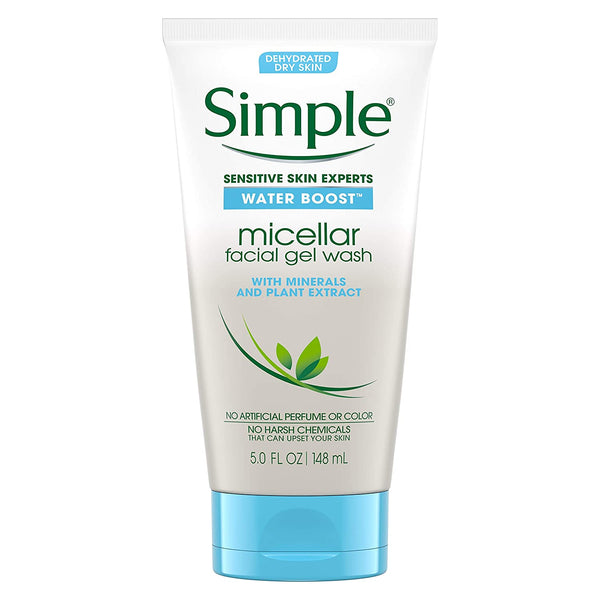 Simple Micellar Facial Gel Wash Water Boost 150Ml - trendifypk