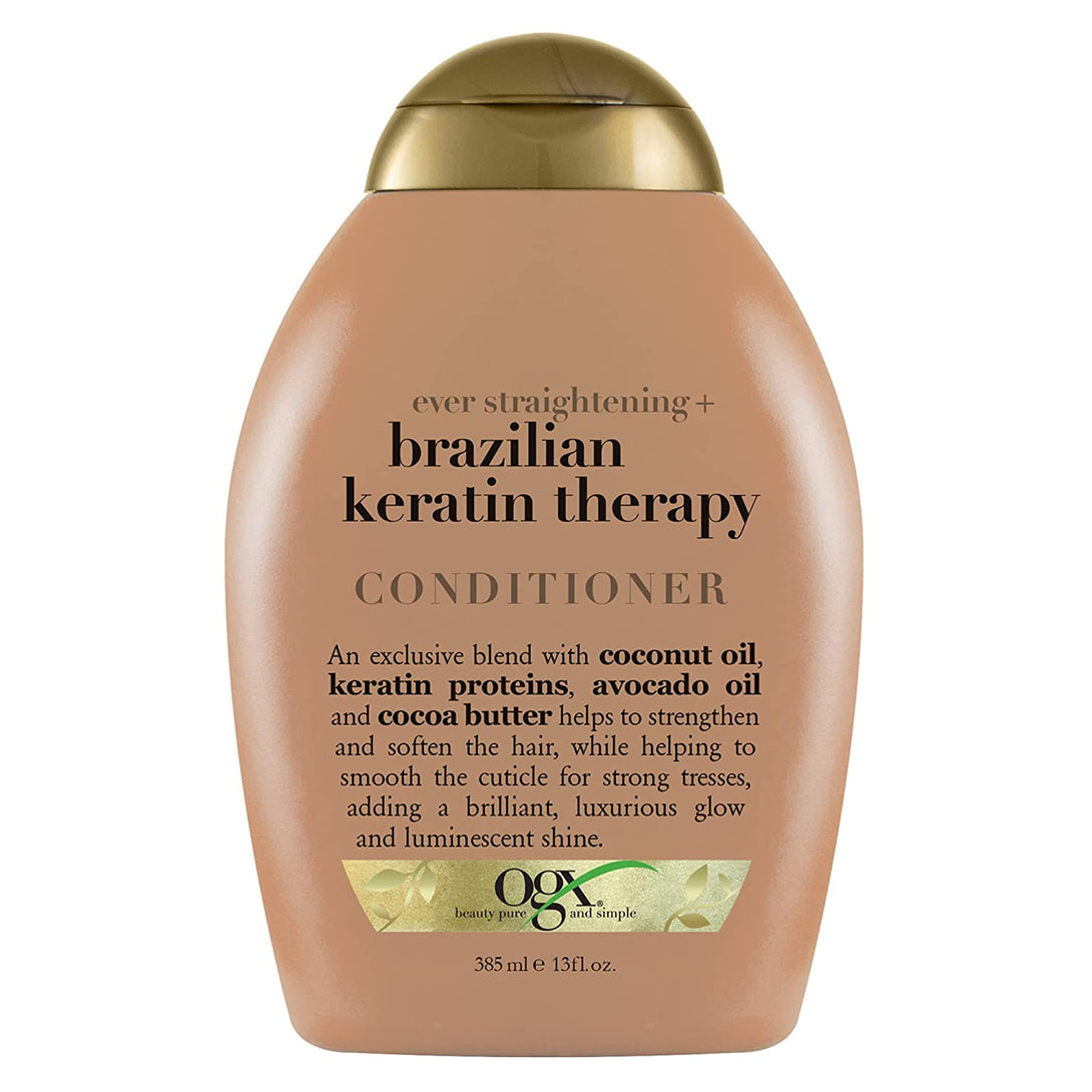 Ogx Ever Straightening Brazilian Keratin Smooth Conditioner 385Ml - trendifypk