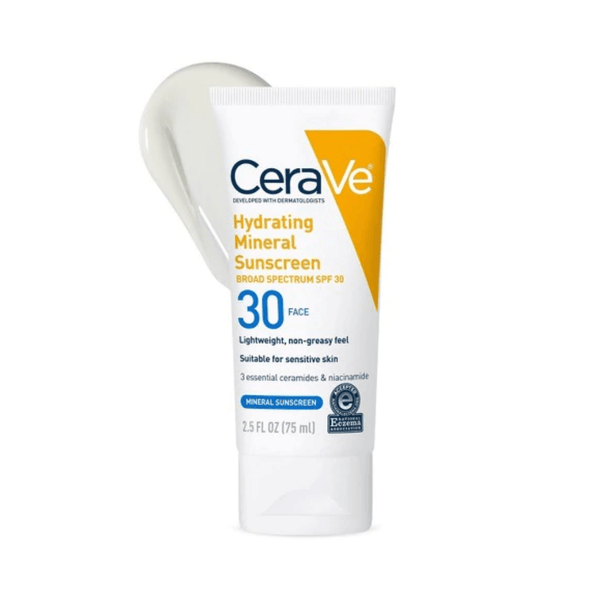 CeraVe Hydrating Mineral Sunscreen SPF 30 75ml Pakistan- trendify