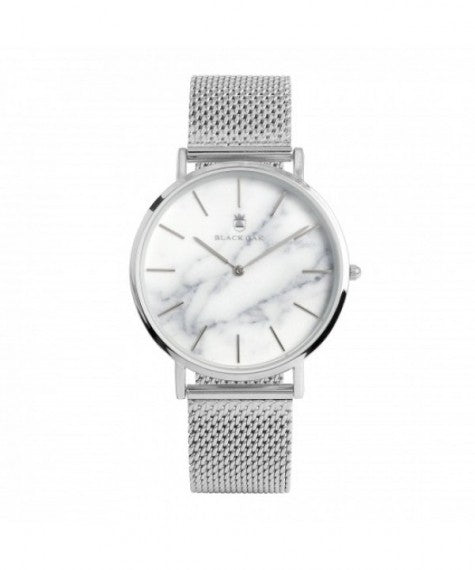 Black OAK Element Unisex Klocka Silver White - trendifypk