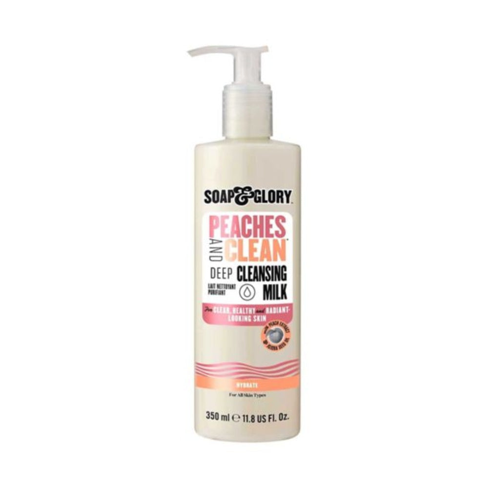 Soap & Glory Peaches And Clean Deep Cleansing Milk Hydrate For All Skin Types 350Ml - trendifypk