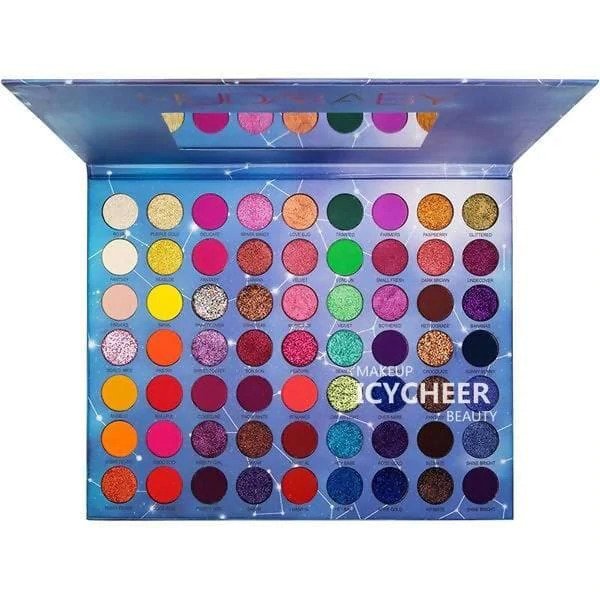 Makeup Revolution Hudabeauty Flower Eyeshadow Palette 63 Color - trendifypk
